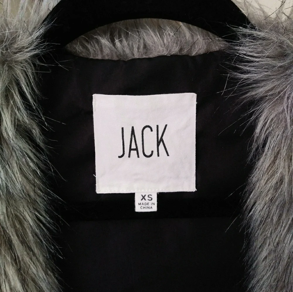 Jack by BB Dakota Castleton Faux Fur Vest S